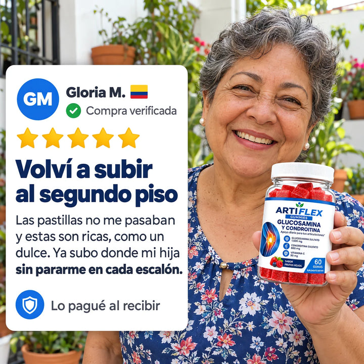 Artiflex · Gomitas de glucosamina y condroitina