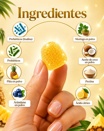 Frutis Gummies FEM Probióticos y Prebióticos ORIGINAL 🍍