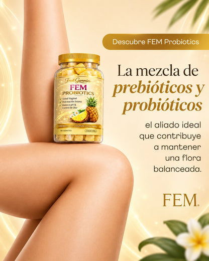 Frutis Gummies FEM Probióticos y Prebióticos ORIGINAL 🍍
