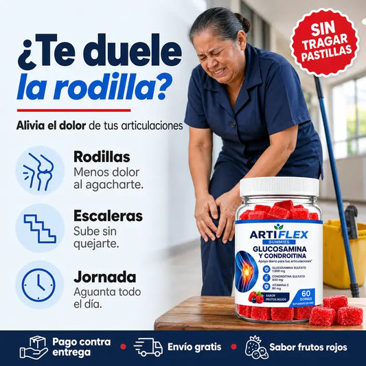 Artiflex · Gomitas de glucosamina y condroitina
