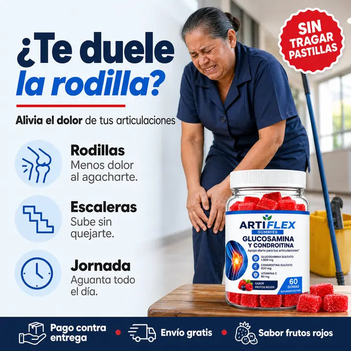 Artiflex · Gomitas de glucosamina y condroitina