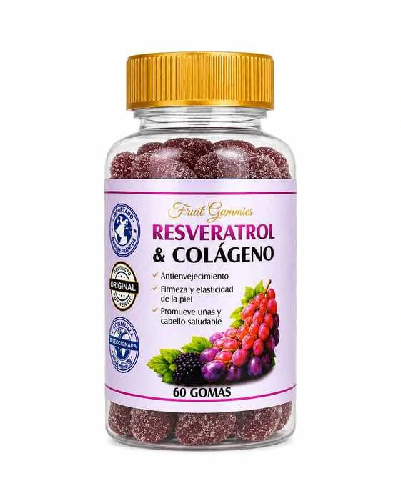 Gomitas Resveratrol y Colágeno