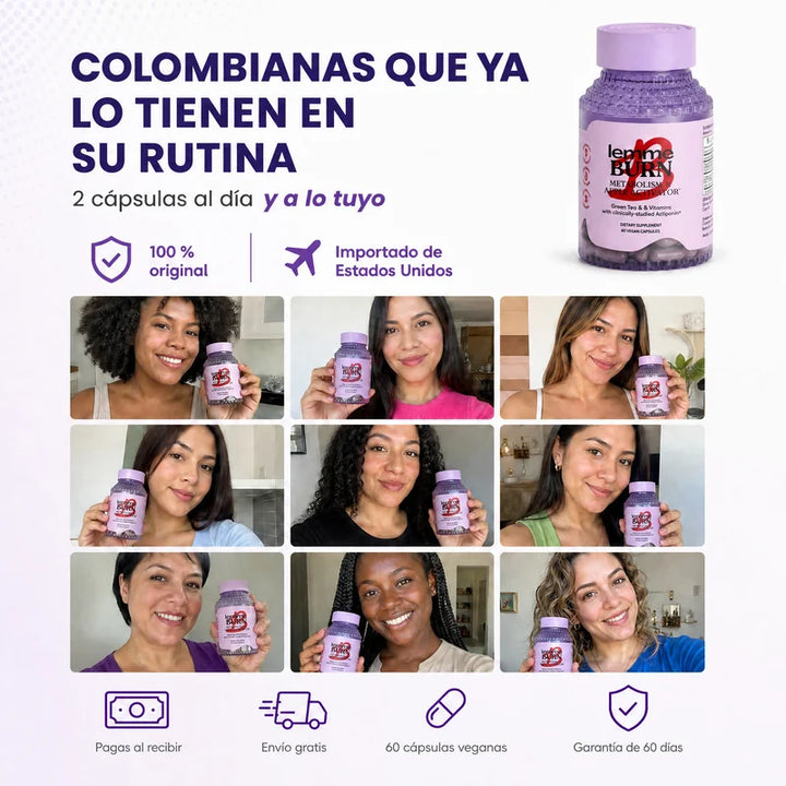 Clientes con su frasco de lemme BURN